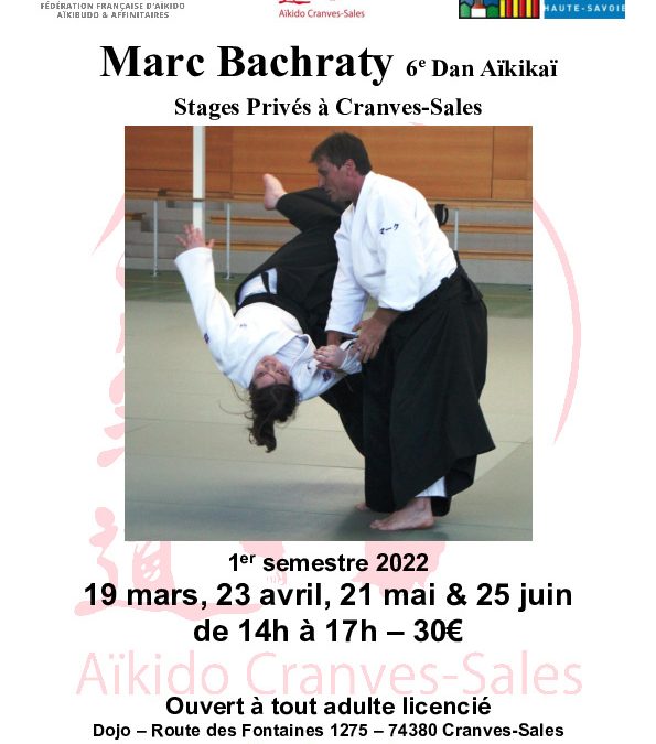 Stage Marc Bachraty 6e Dan